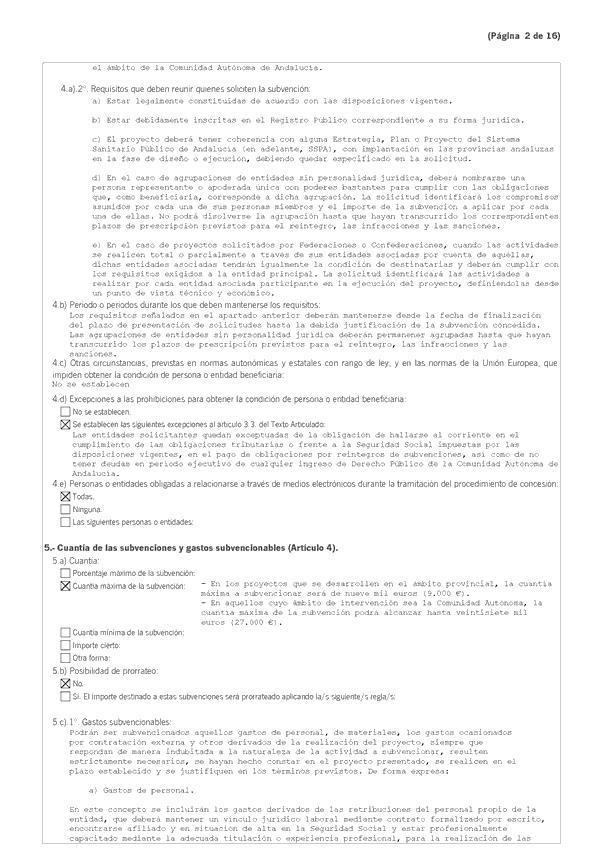Orden de 8 de marzo de 2024, de la Consejera de Salud y Consumo